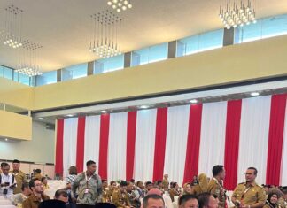 Wakil Wali Kota Payakumbuh Elzadaswarman saat menghadiri sarasehan geopolitik di Kompleks Parlemen, Jakarta.