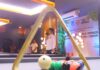 Wali Kota Payakumbuh memberikan sambutan saat membuka Turnamen Biliar Piala Bergilir Wali Kota Payakumbuh di Rol'in Billiard & Café.
