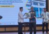 Walikota Payakumbuh dan Ketua DPRD saat acara penyerahan Laporan Hasil Pemeriksaan (LHP) oleh BPK-RI Perwakilan Sumatera Barat