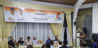 Wakil Wali Kota Payakumbuh Elzadaswarman menyampaikan sambutan pada pembukaan Porwarprov Sumbar 2025 di Rumah Dinas Bupati Lima Puluh Kota, dihadiri unsur pimpinan daerah dan wartawan se-Sumatera Barat.