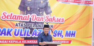 Wali Kota Zulmaeta sambut pelantikan Ulil Azmi sebagai Kepala Kejaksaan Negeri Payakumbuh