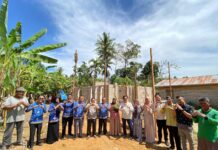 Monitoring program RTLH 2025 oleh Pemko dan BAZNAS Payakumbuh di lokasi pembangunan rumah warga