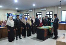 Pelantikan pejabat pendidikan baru Kota Payakumbuh oleh Sekda Rida Ananda, Kamis 24 Juli 2025.