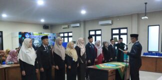 Pelantikan pejabat pendidikan baru Kota Payakumbuh oleh Sekda Rida Ananda, Kamis 24 Juli 2025.