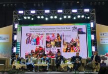 Wali Kota Payakumbuh Zulmaeta menjadi pembicara dalam Rakornas Indonesia Creative Cities Network (ICCN) 2025, memaparkan kerja sama Pemko Payakumbuh dengan The Sak Bali untuk mendorong ekspor handycraft.