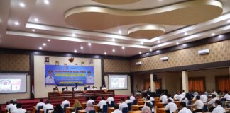 Seleksi terbuka pejabat eselon II Pemerintah Kota Payakumbuh di Aula Ngalau Indah, 24 September 2025.