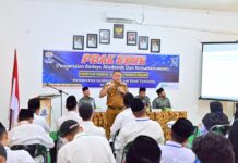Wakil Wali Kota Payakumbuh, Elzadaswarman, memberikan pembekalan saat membuka PBAK 2025 Institut Darul Qur’an Payakumbuh, Selasa (09/09/2025).