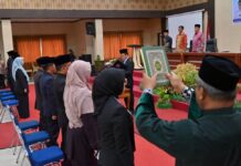 Wako Zulmaeta Tegaskan Trilogi “Zuzema” Bagi 9 Pejabat Yang Baru Dilantik: Kejujuran, Loyalitas, dan Profesionalisme Wali Kota Payakumbuh melantik sembilan pejabat tinggi pratama di Aula Ngalau Indah Balai Kota Payakumbuh.