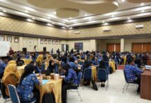 Pemko Payakumbuh Mantapkan Reformasi Birokrasi Lewat Digitalisasi Anjab dan ABK ASN Kota Payakumbuh mengikuti sosialisasi penyusunan dan penginputan Anjab dan ABK berbasis digital di Aula Ngalau Indah, Balai Kota Payakumbuh.