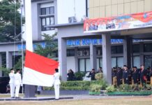 Upacara peringatan Hari Pahlawan 2025 di halaman Balai Kota Payakumbuh