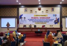 Wakil Wali Kota Payakumbuh Elzadaswarman membuka Workshop Implementasi SIPD RI di Aula Ngalau Indah, Balai Kota Payakumbuh.
