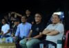 Sekretaris Daerah Kota Payakumbuh Rida Ananda menyaksikan langsung pertandingan semifinal Piala Wali Kota Payakumbuh 2026 di Lapangan Kapten Tantawi.